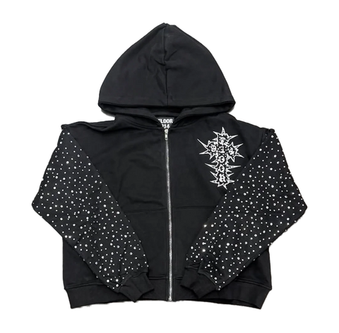 Floor 914 Chromatic Cross Black Zip Up