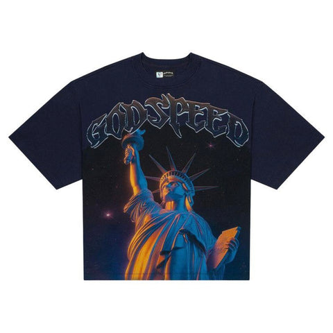 Godspeed Purple City Navy Tee