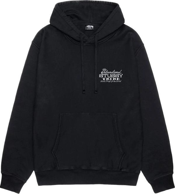 International Stussy Tribe Black Hoodie