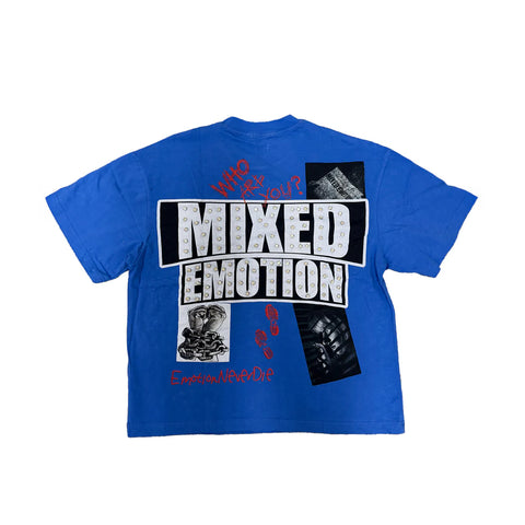 Mixed Emotion Lost Identity Blue Tee