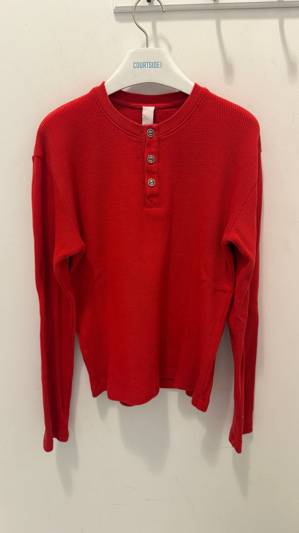Chrome Hearts Sailon Henley Red L/S Thermal