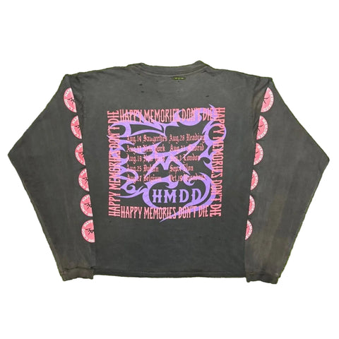 HMDD Smiley Vintage Black L/S