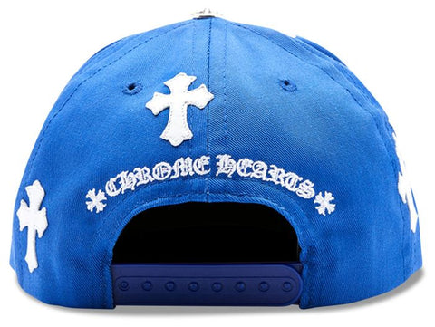Chrome Hearts CH Blue/White Patch Baseball Hat