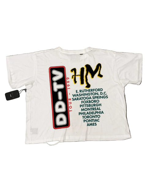 HMDD TV Vintage White Tee