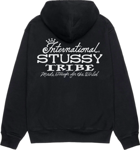 International Stussy Tribe Black Hoodie