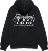 International Stussy Tribe Black Hoodie