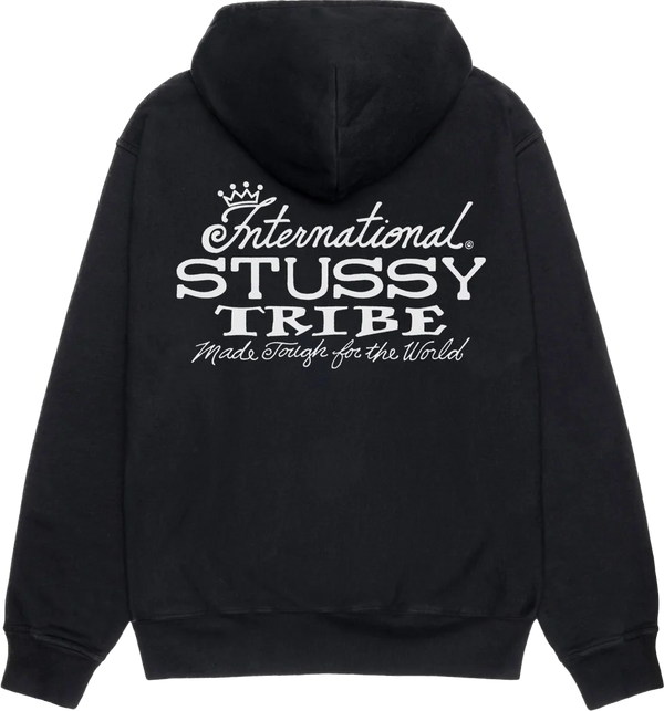 International Stussy Tribe Black Hoodie