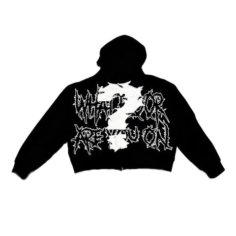 Floor 914 Roman Black Zip Up