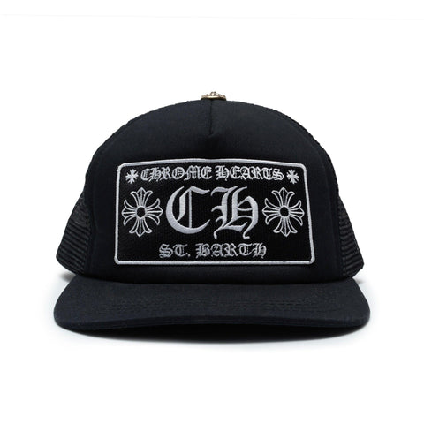 Chrome Hearts St. Barth Black Trucker