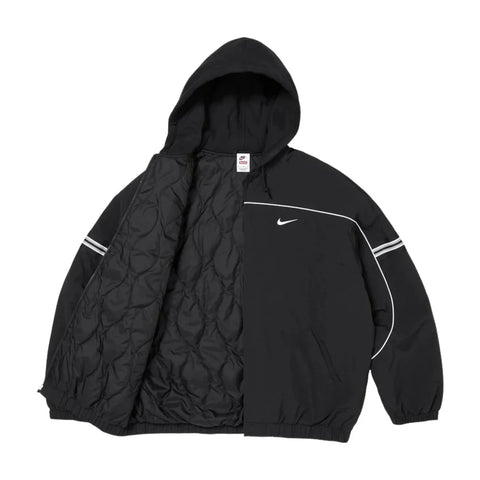 Supreme Nike Nylon Black Zip Up Jacket