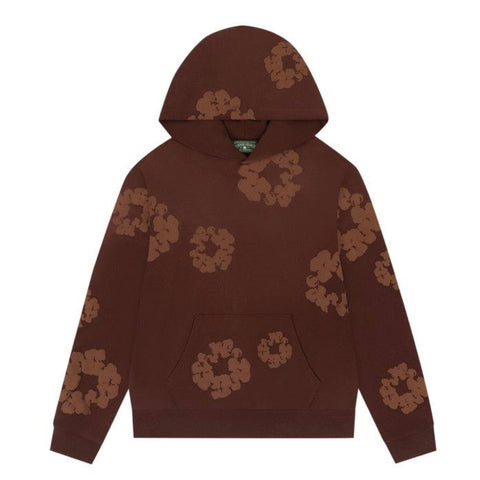 Denim Tears Cotton Wreath Mono Brown Hoodie