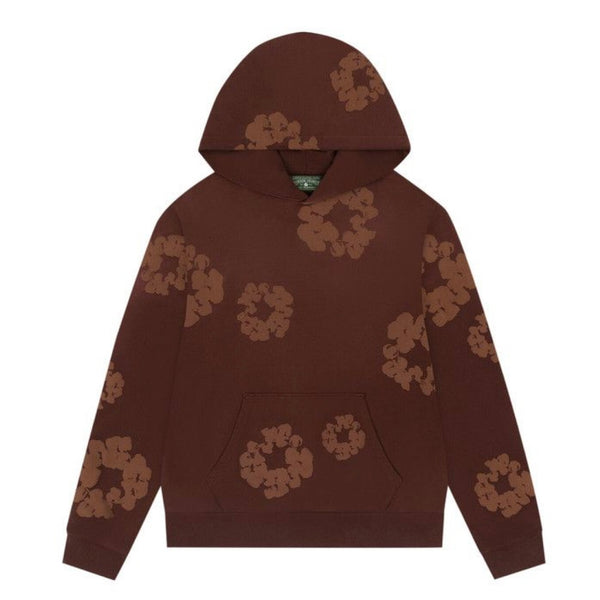 Denim Tears Cotton Wreath Mono Brown Hoodie
