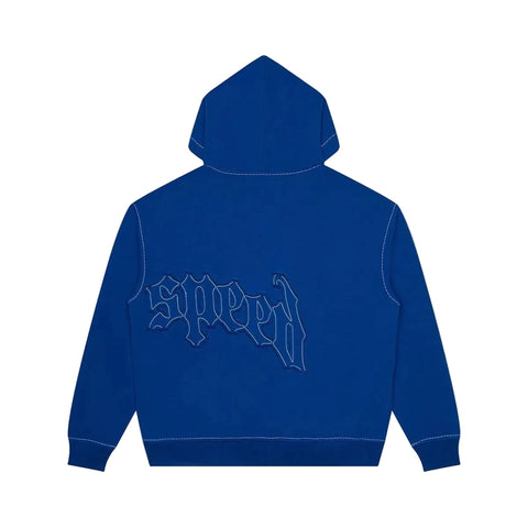 Godspeed OG Logo Stitched Blue Zip Up