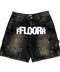 Floor 914 Uniform Brown Wash Jorts