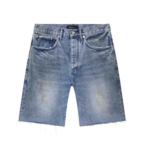 Purple P059 Ferrous Steel Jean Shorts