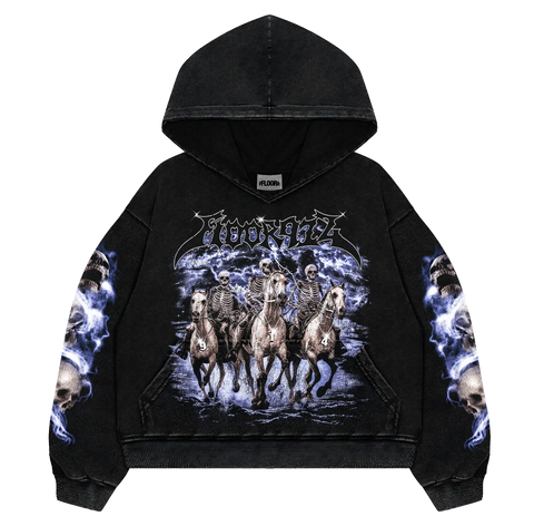 Floor 914 Horseman Black Hoodie