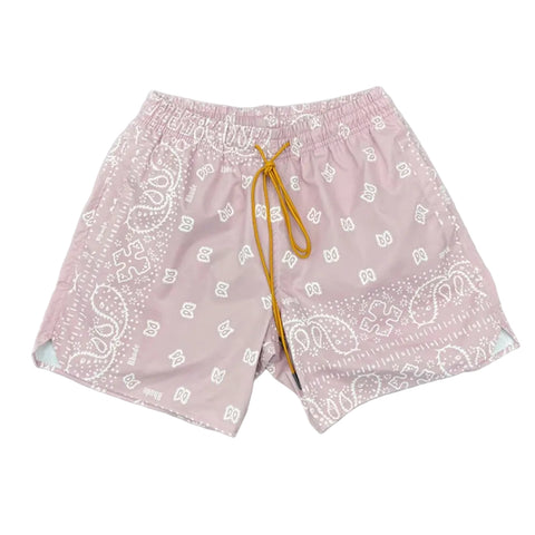 Rhude Bandana Lavender Shorts