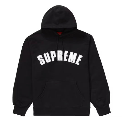 Supreme Pearl Logo Black Hoodie
