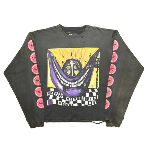 HMDD Smiley Vintage Black L/S