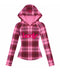 Body by Raven Basics 2.0 Pink Plaid Zip Up