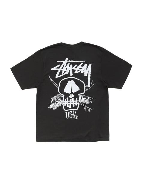 Stussy Fresh Foils Faded Black Tee
