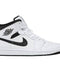 White Black Jordan 1 Mid