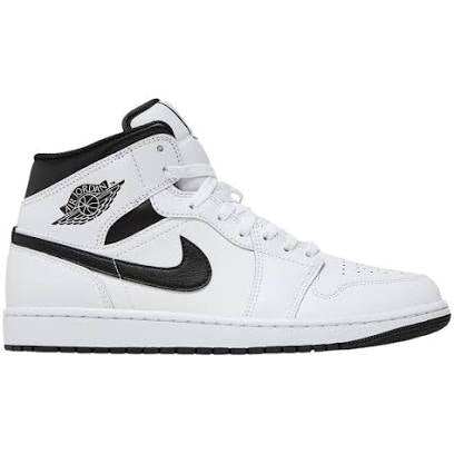 White Black Jordan 1 Mid