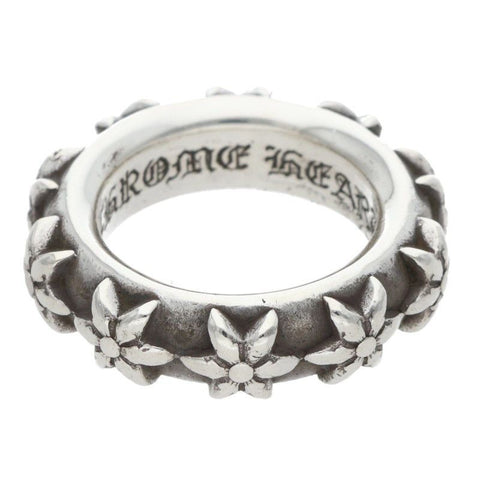 Chrome Hearts Star Band Silver Ring