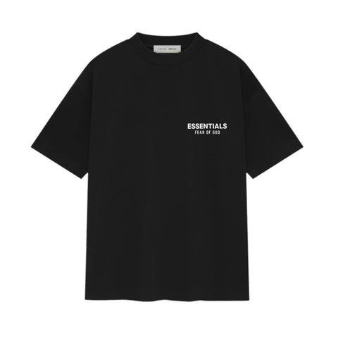 Essentials SS26 Vintage Black/White Tee