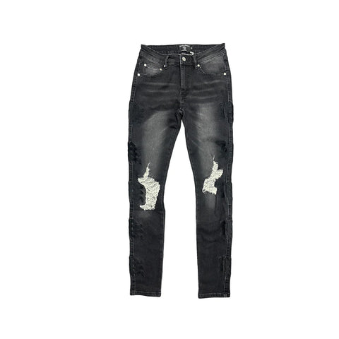 Mixed Emotion Midnight Monogram Jeans