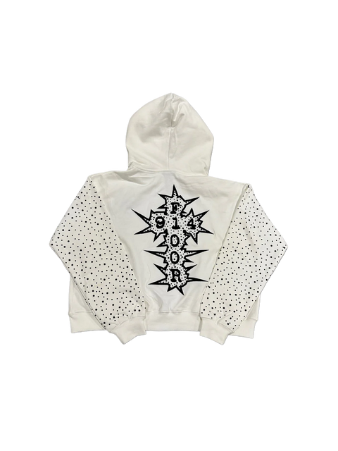 Floor 914 Chromatic Cross White Zip Up