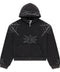 Sp5der Rhinestone Web Black Zip Up