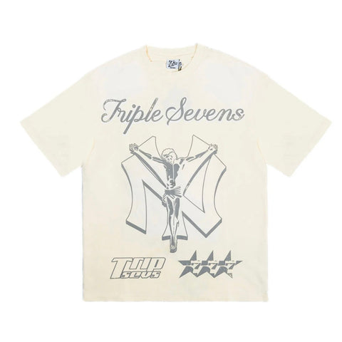 Triple Sevens NY Jesus Cream Tee