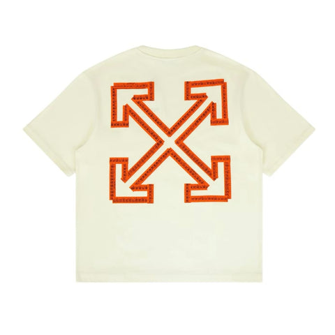Off-White Skate Arrow Tape Fit Vanilla Ice Tee