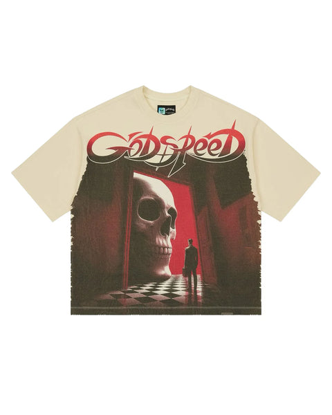 Godspeed Fate's Doorstep Bone Tee
