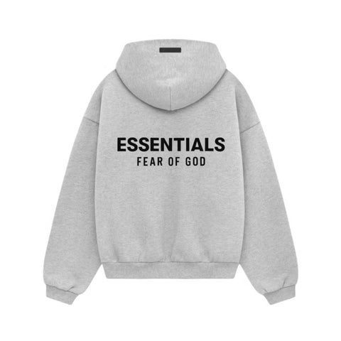Essentials Kids FW24 Light Heather Gray Hoodie