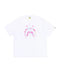 Bape Sta Camo Shark Pink/Yellow/Blue White Tee