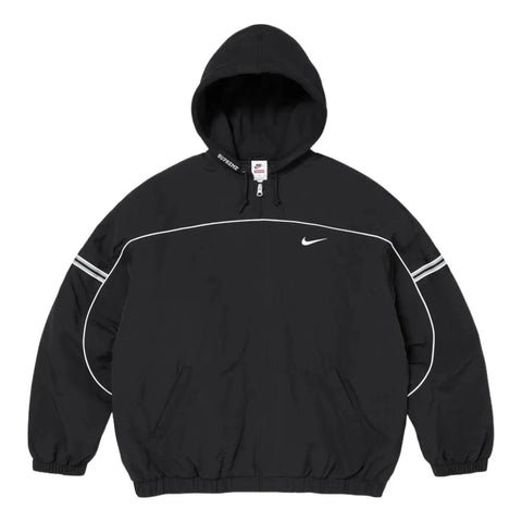 Supreme Nike Nylon Black Zip Up Jacket