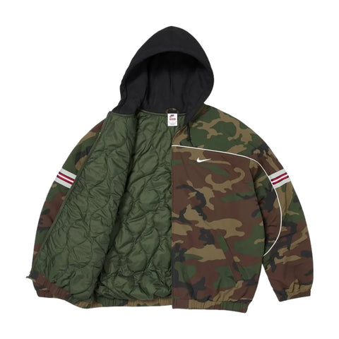 Supreme Nike Nylon Camo Zip Up Jacket