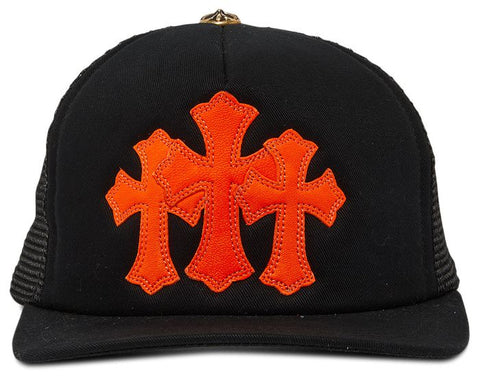 Chrome Hearts St Barths Cemetery Orange Trucker