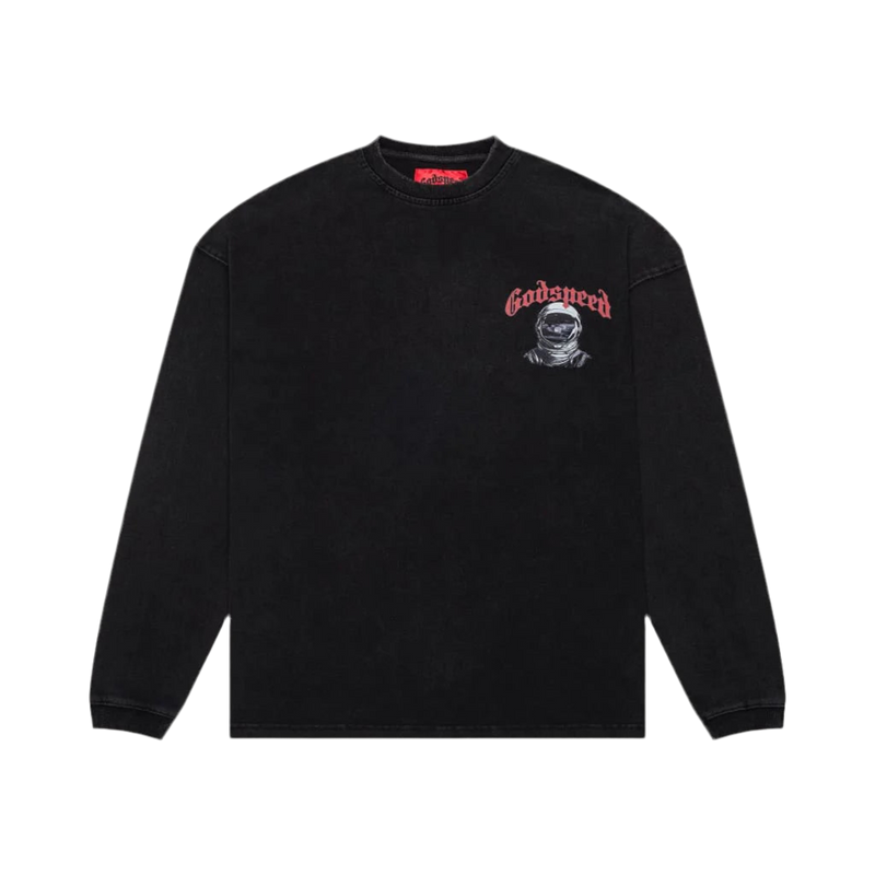 Godspeed Apollo 11 Black L/S Tee