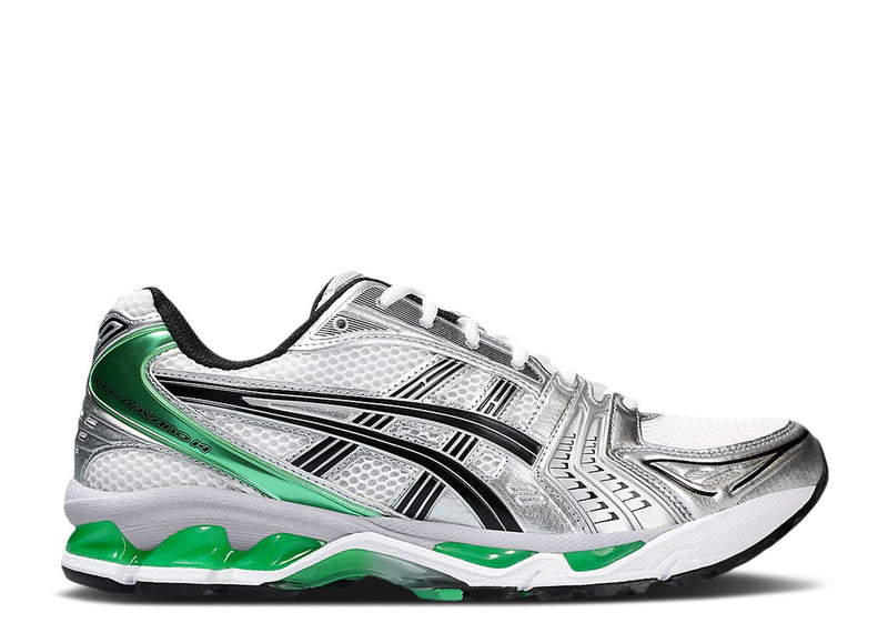 Asics White/Malachite Green Gel-Kayano 14