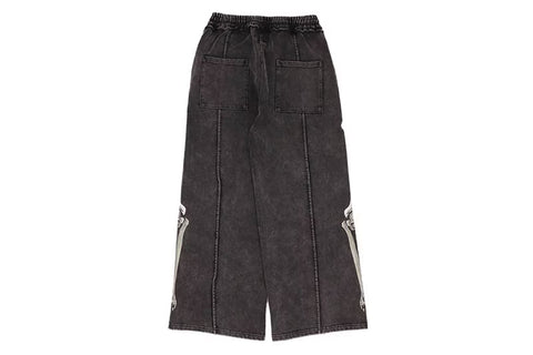 Floor 914 Skull Black Relaxed Sweatpants
