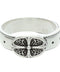Chrome Hearts Oval Buckle Silver Ring