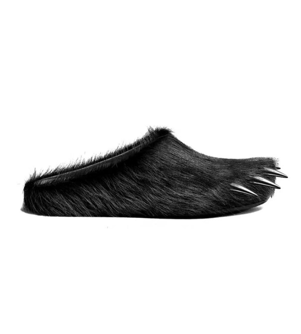 Bravest Bear Claw Black Mules