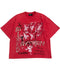 Mixed Emotion Crimson Red Tee