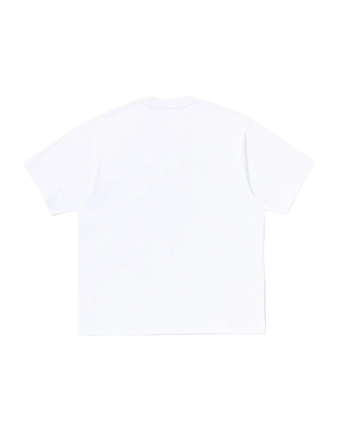 Bape Sta Camo Shark Pink/Yellow/Blue White Tee