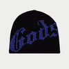 Godspeed OG Logo Black/Blue Studded Beanie