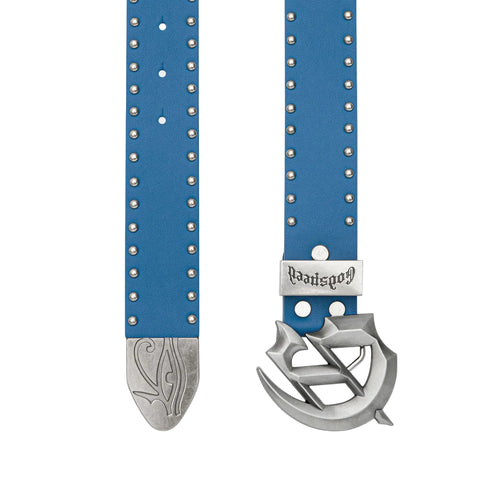 Godspeed Forged GS Studded Steel Blue Belt