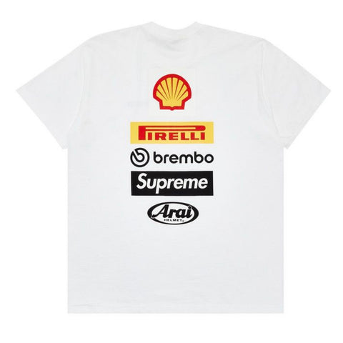 Supreme Ducati Logos White Tee